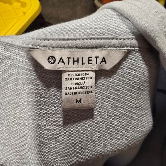 Women's Athleta Blue 1/4 Zip Athletic Hoodie | Size Medium - Picture 8 of 10